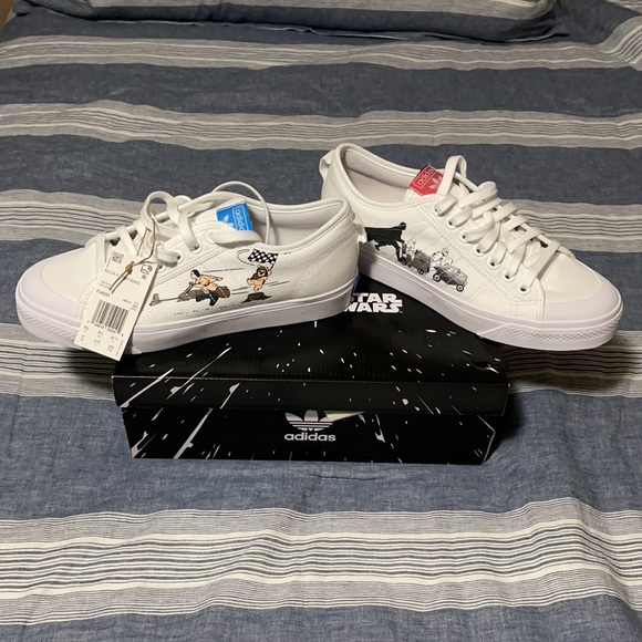 New adidas Niza X Star Wars Sneakers. Men’s size 9. “Intergalactic Race” design. - Picture 13 of 15